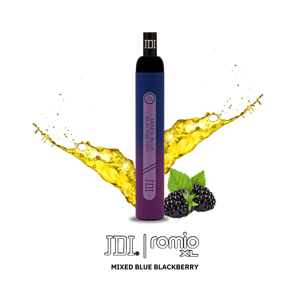 JDI ROMIO XL-800PUFF-20MG-MIXED BLUE BLACKBERRY