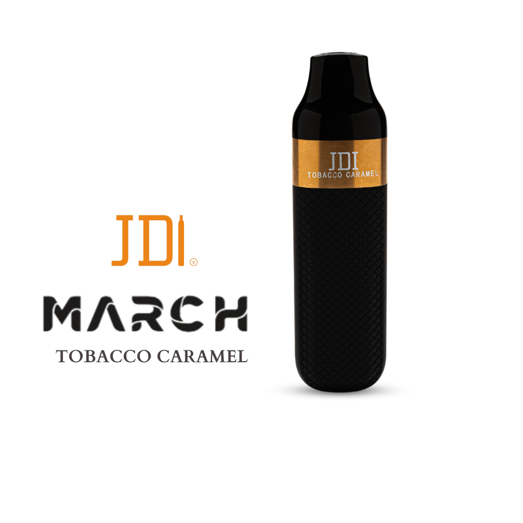 JDI MARCH-2500PUFF-45MG-TOBACCO CARAMEL