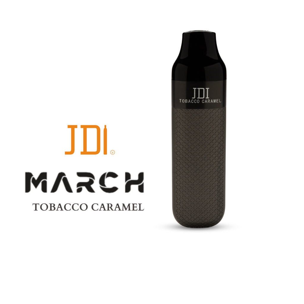 JDI MARCH-2500PUFF-20MG-TOBACCO CARAMEL