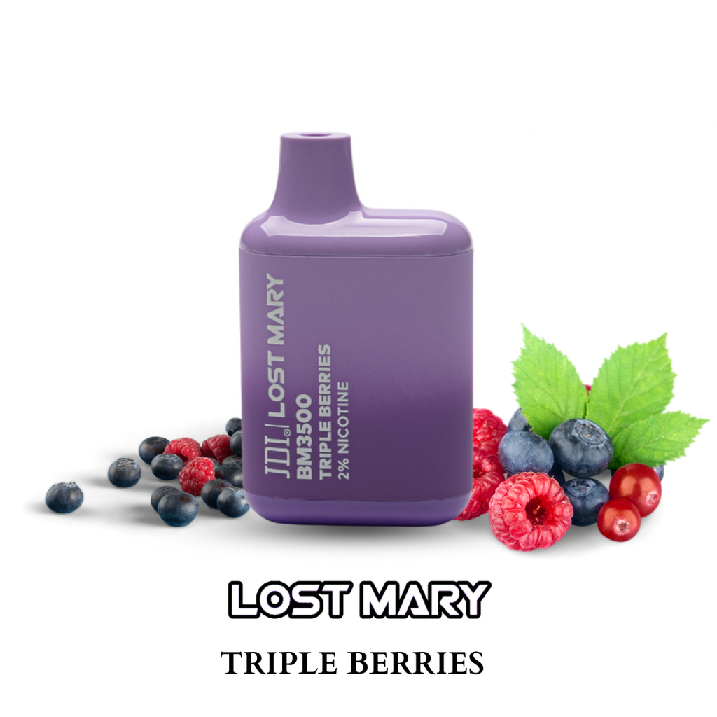 JDI LOST MARY BM-3500PUFF-20MG-TRIPLE BERRY ICE