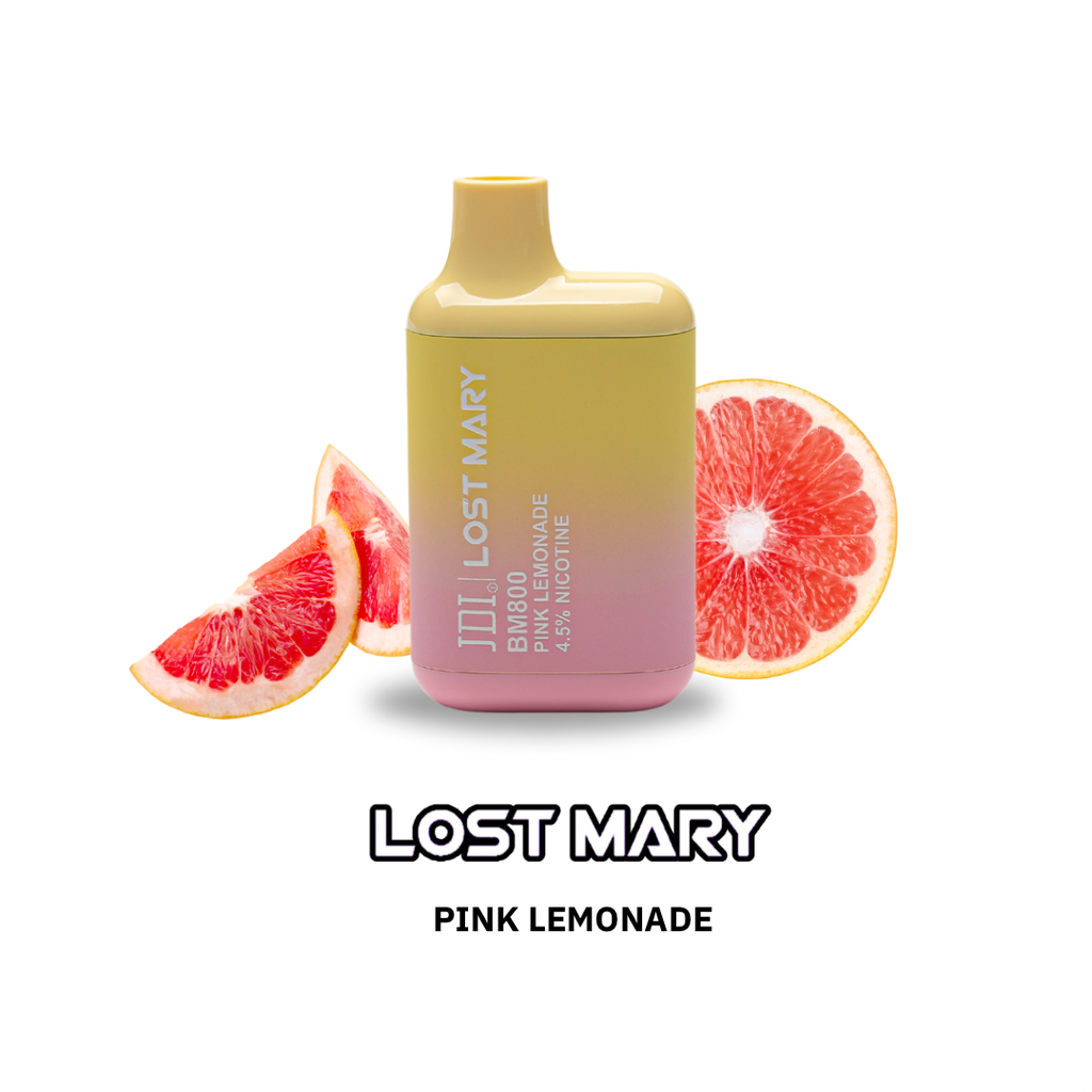 JDI LOST MARY BM-800PUFF-45MG-PINK LEMONADA