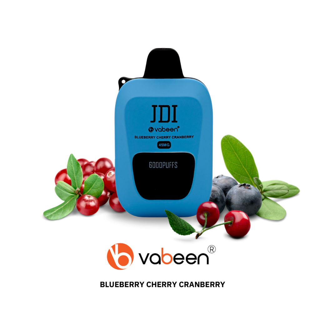 JDI VABEEN-6000PUFF-45MG-BLUEBERRY CHERRY CRANBERY