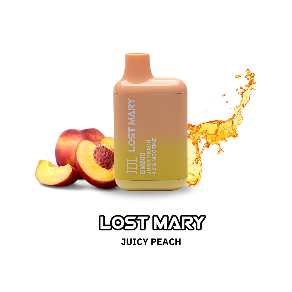 JDI LOST MARY BM-800PUFF-45MG-JUICY PEACH