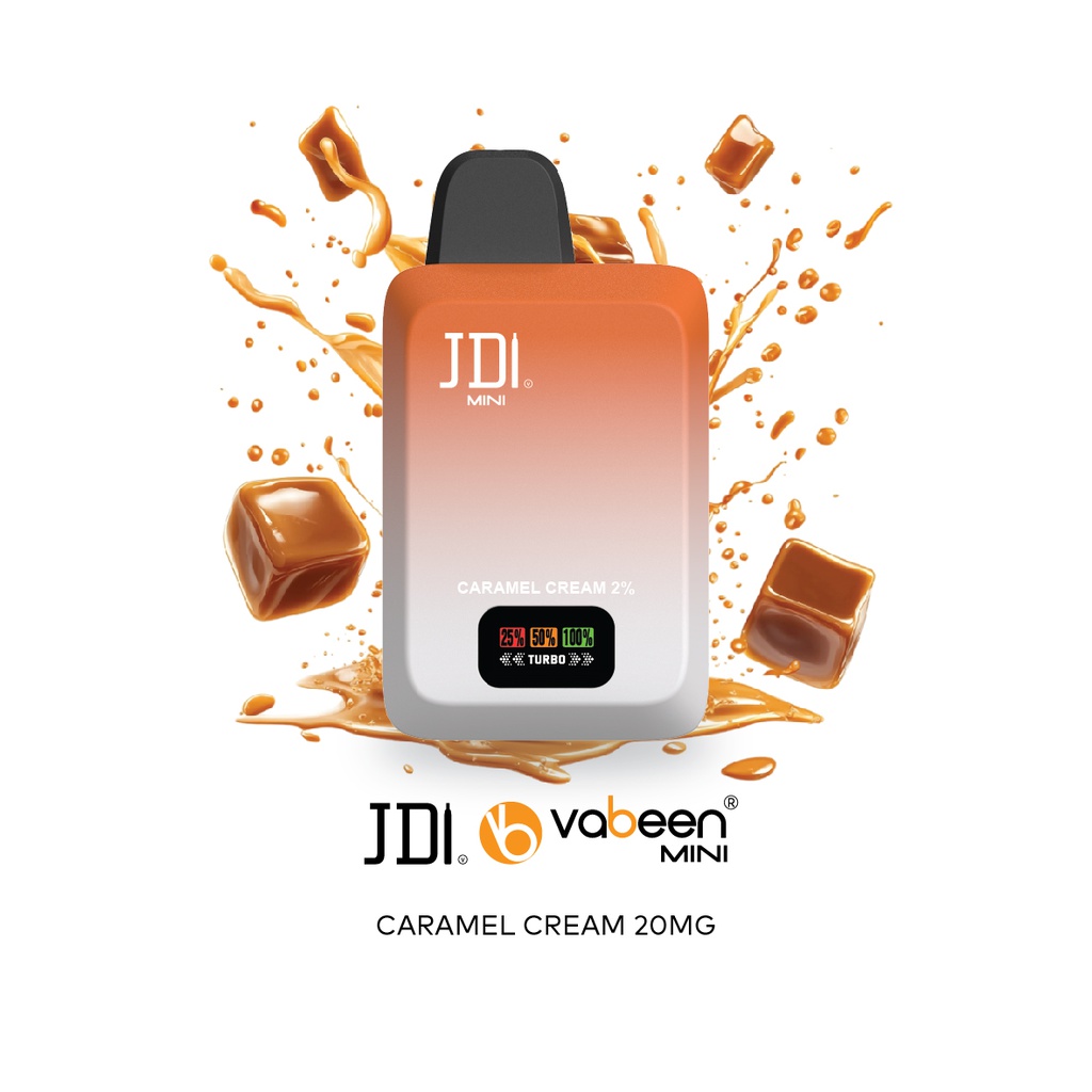 JDI VABEEN MINI-900PUFF-20MG-CARAMEL CREAM