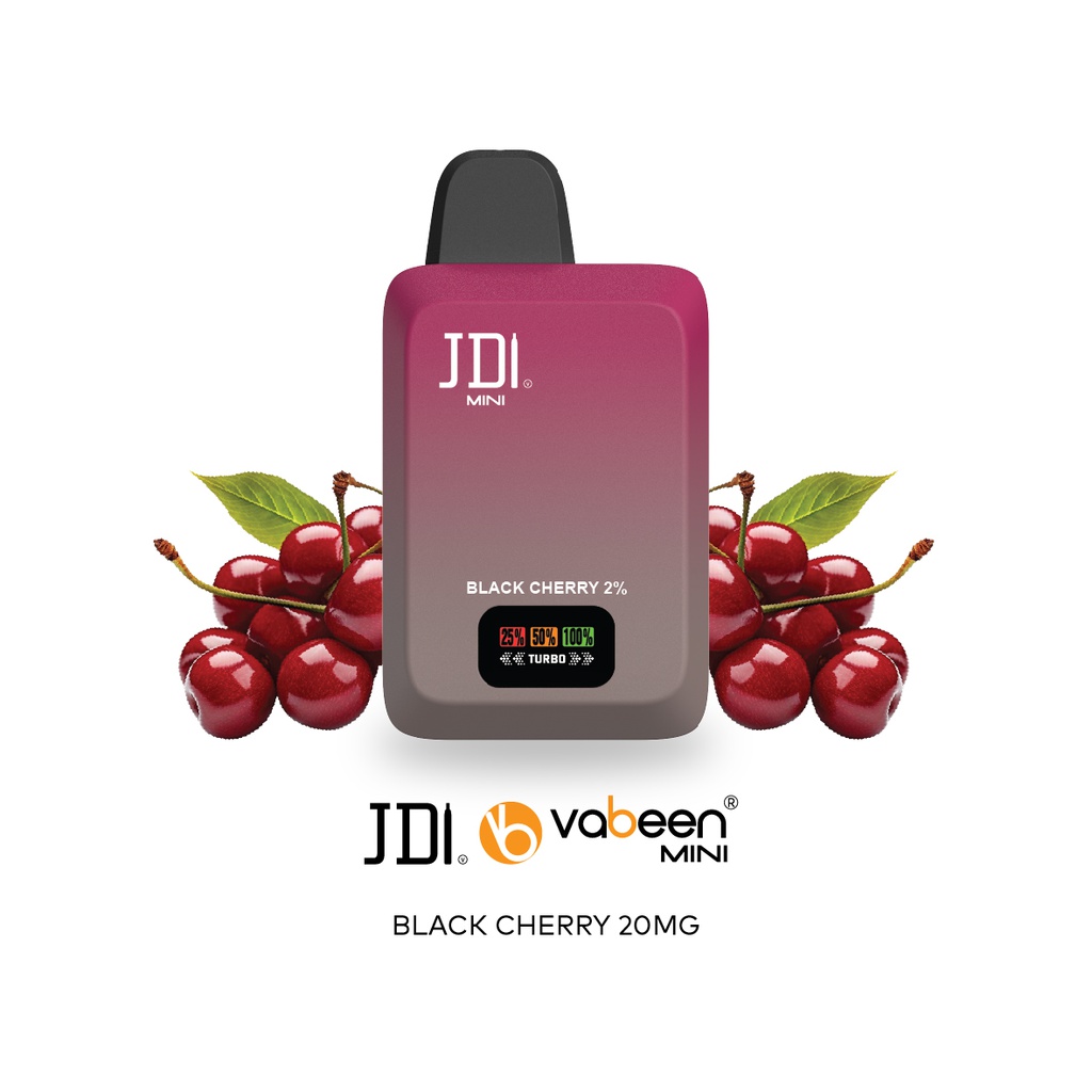 JDI VABEEN MINI-900PUFF-20MG-BLACK CHERRY