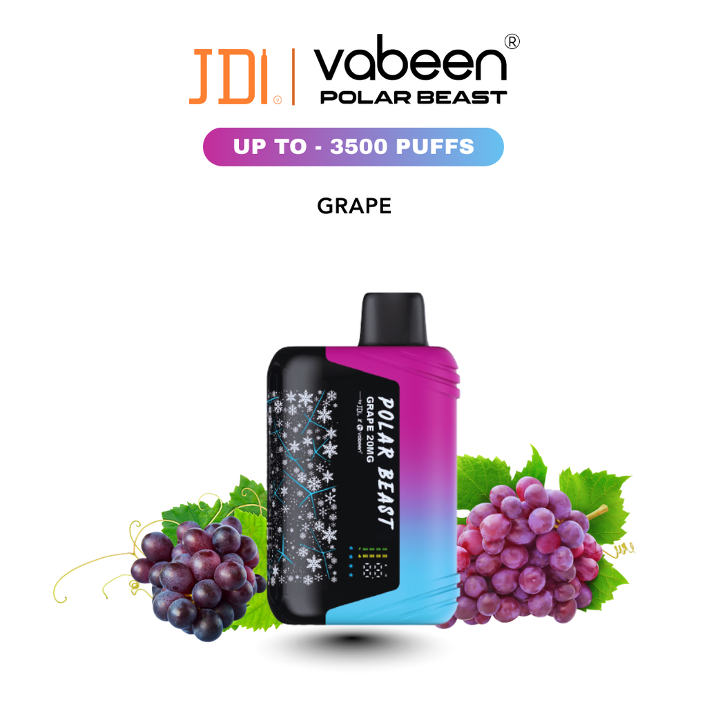 JDI POLAR BEAST-35000PUFF-20MG-GRAPE