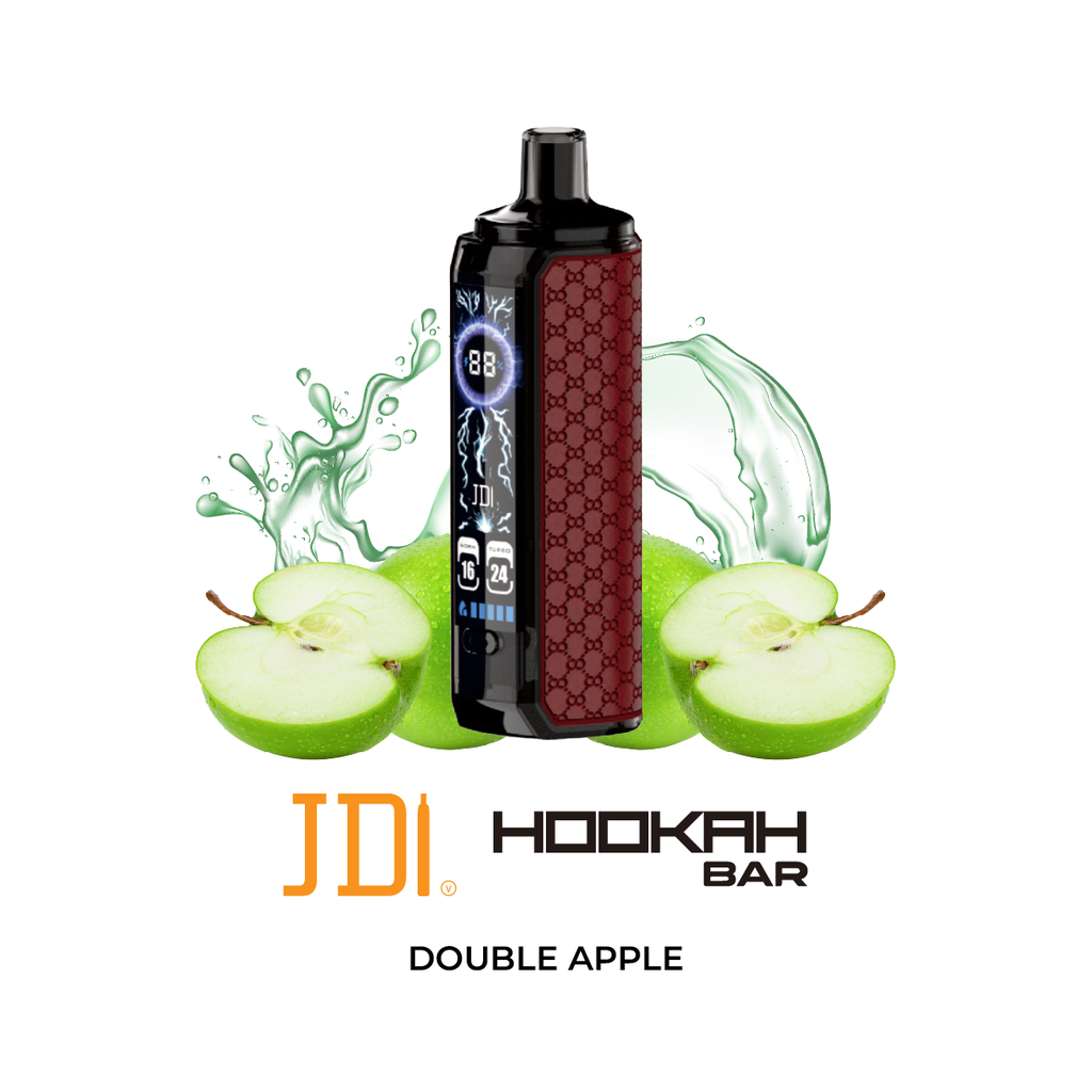 JDI HOOKAH BAR-25000PUFF-6MG-DOUBLE APPLE
