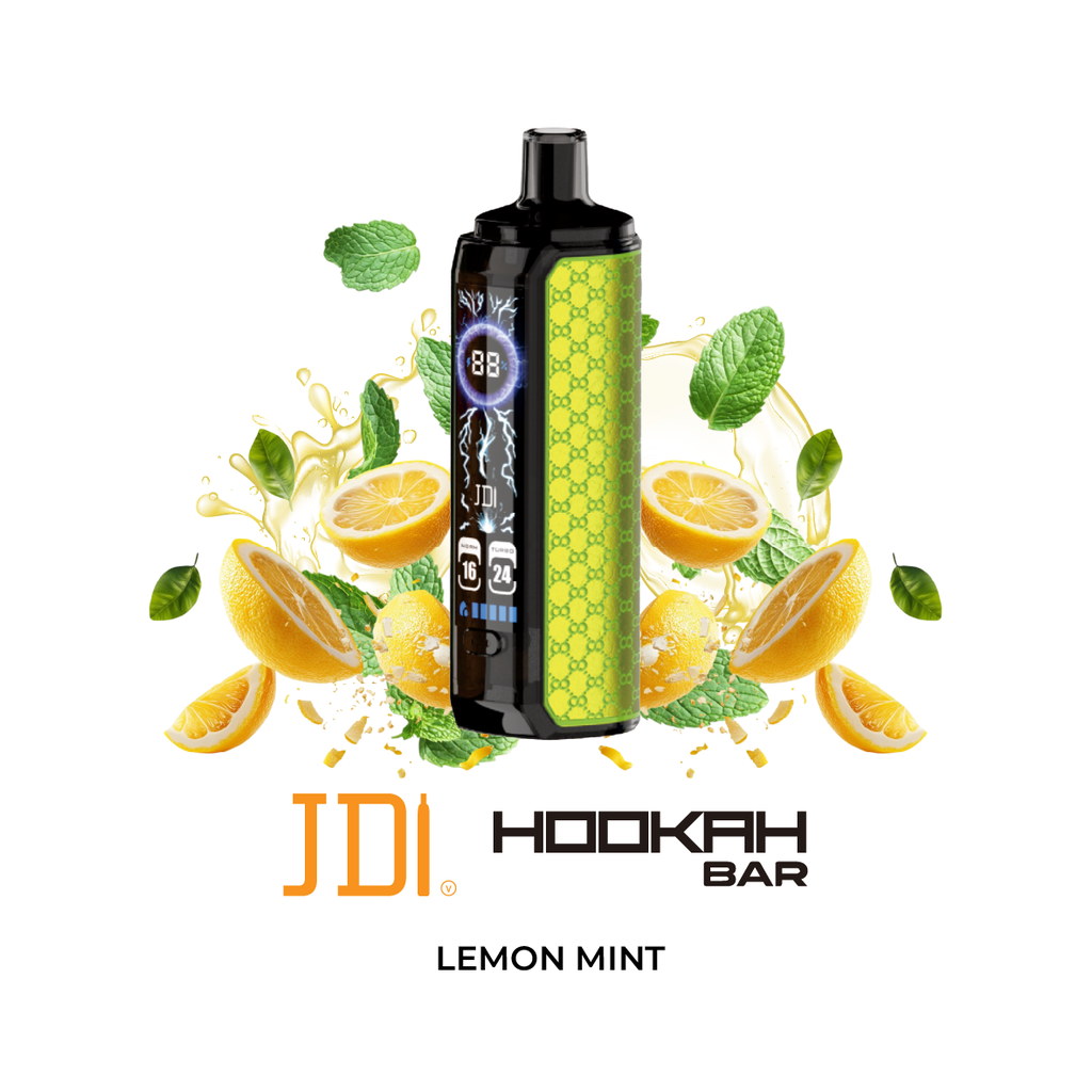 JDI HOOKAH BAR-25000PUFF-6MG-LEMON MINT