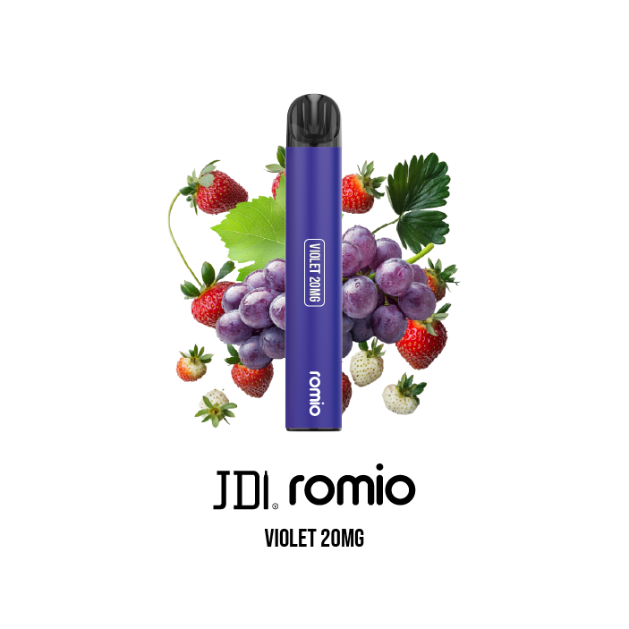 JDI ROMIO ONE-900PUFF-20MG-VIOLET