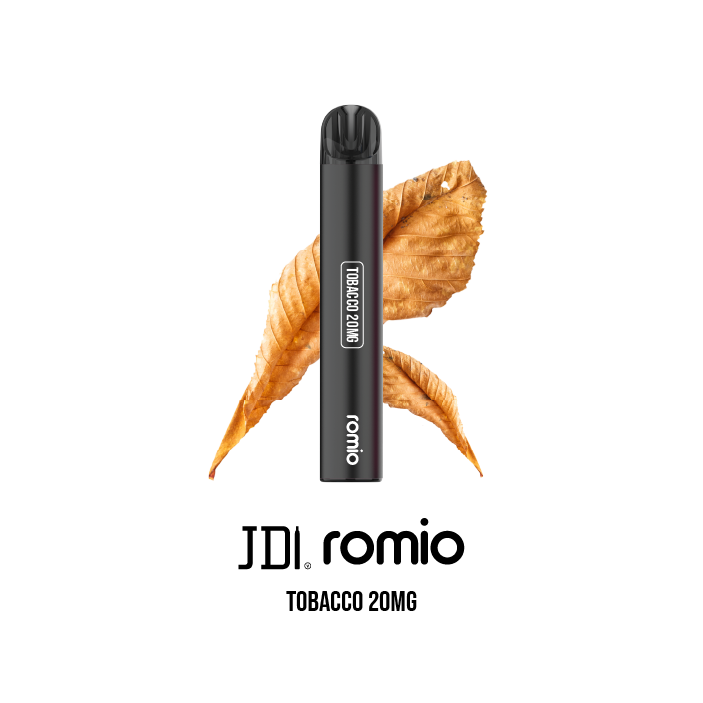 JDI ROMIO ONE-900PUFF-20MG-TOBACCO