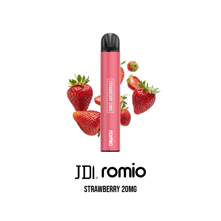 JDI ROMIO ONE-900PUFF-20MG-STRAWBERRY