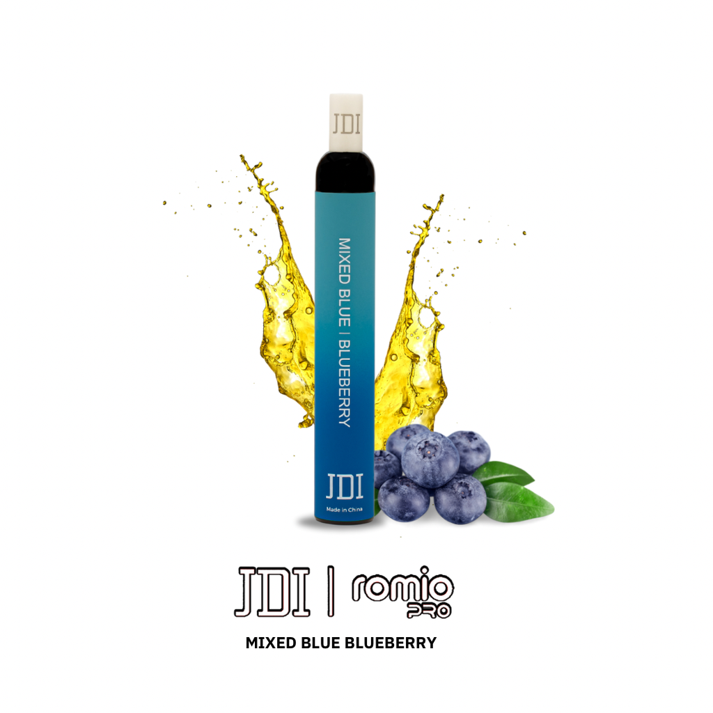 JDI ROMIO PRO-500PUFF-20MG-MIXED BLUE BLUEBERRY